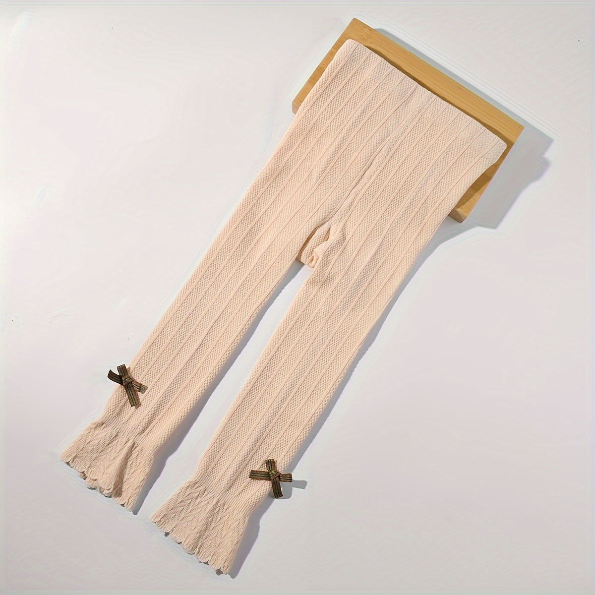 Girls' Floret Design Pantyhose Solid Knit Spring Fall Toddler Kids Leggings