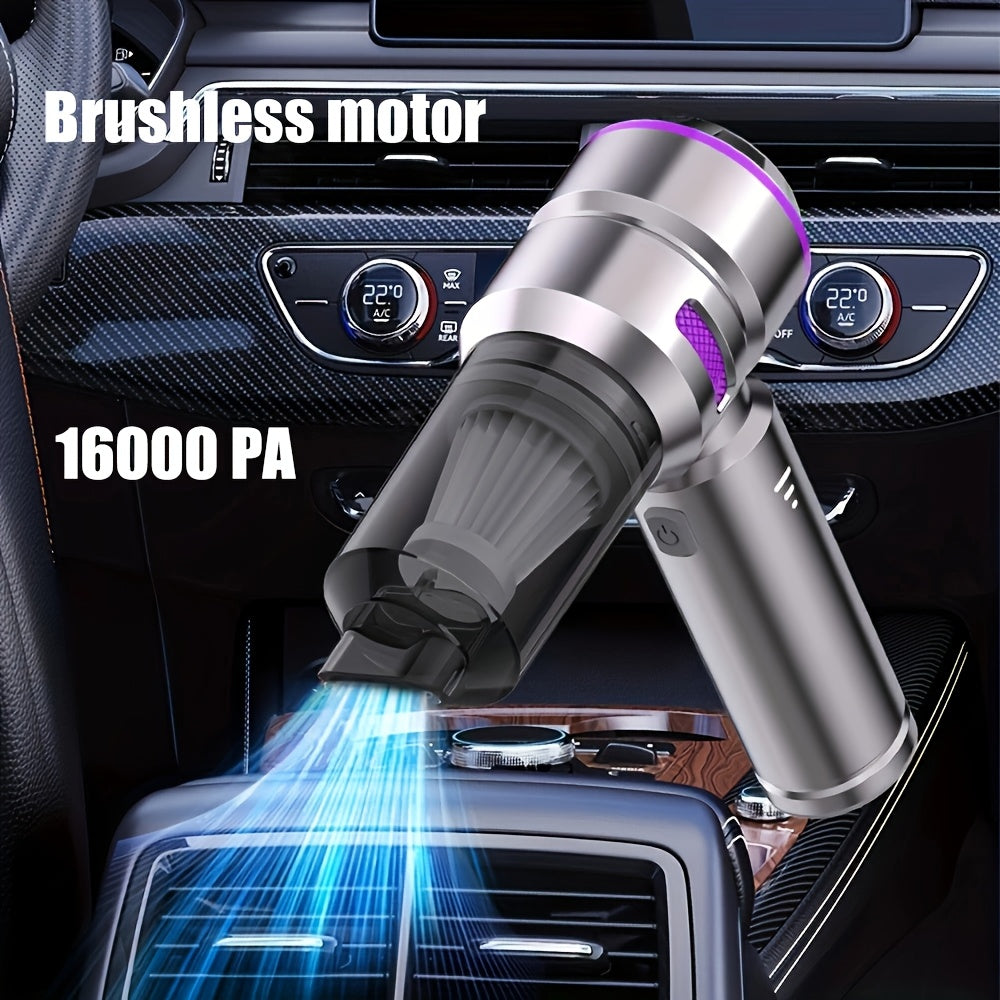 Aspiradora inalámbrica de mano con alta succión y carga USB