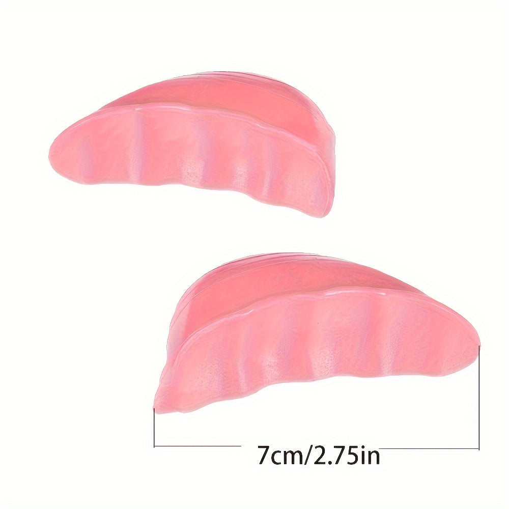 Unisex Rubber Shoe Inserts - Red, Comfort Fit, Reduces Size, Pair