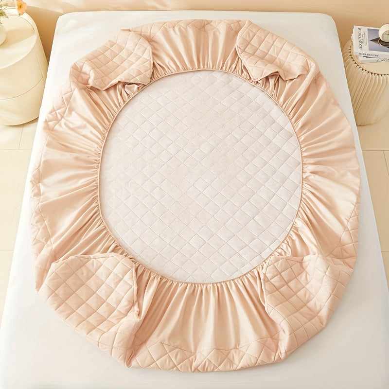 Waterproof Mattress Protector Fitted Sheet Stainproof Moistureproof Bed Cover for Dorms Hotels