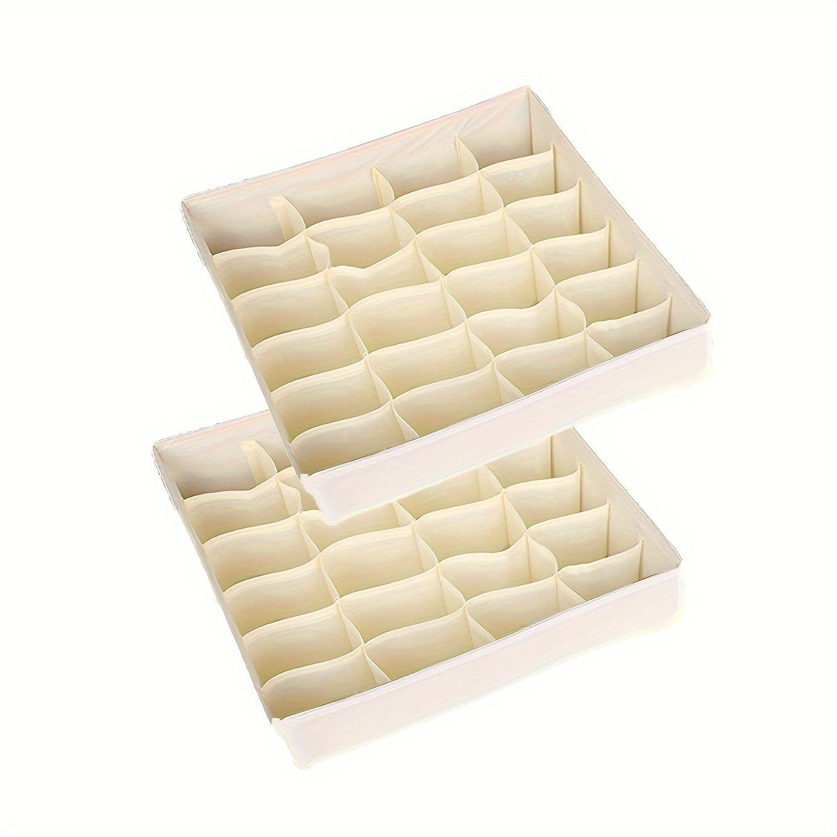 Set of 4 Foldable Non-Woven Storage Boxes for Closet Organization and Holiday Supplies