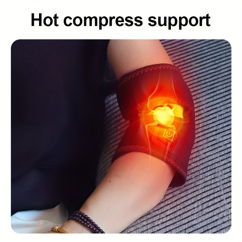 USB orqali zaryadlanadigan tizzalar, bilaklar, toqimalar, tirsaklar va yelka himoyalari bilan bo'g'imlarni yengillashtirish uchun isitiladigan massajchi.