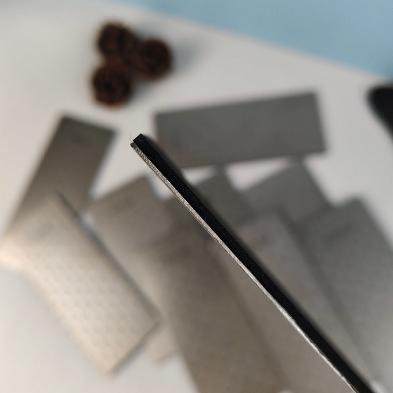 Oshxona pichog'ini sharpen qilish to'plami, olmos bilan qirqish pad va tormozsiz asos bilan