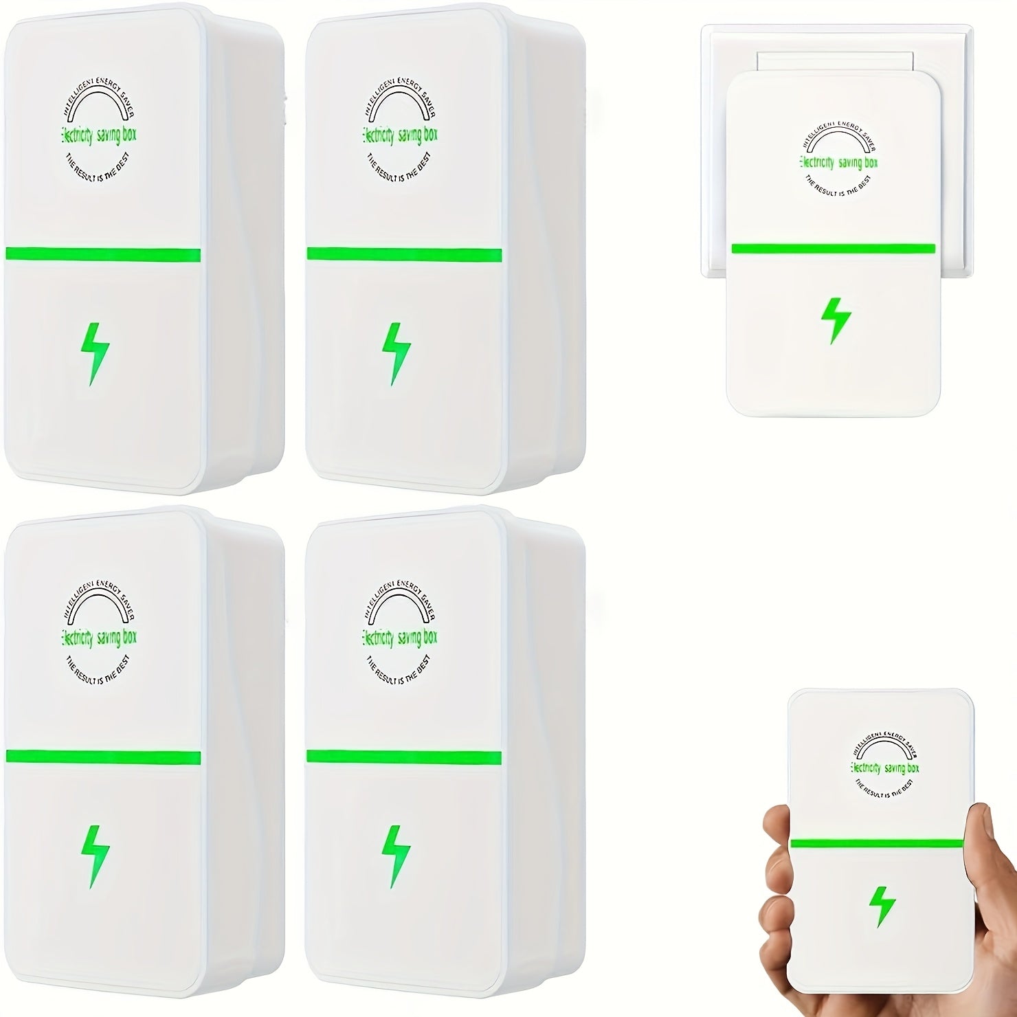 Elektron qurilmalar uchun kuchlanishni barqarorlashtiruvchi va chaqmoqdan himoya qiluvchi Cube Surge Protector