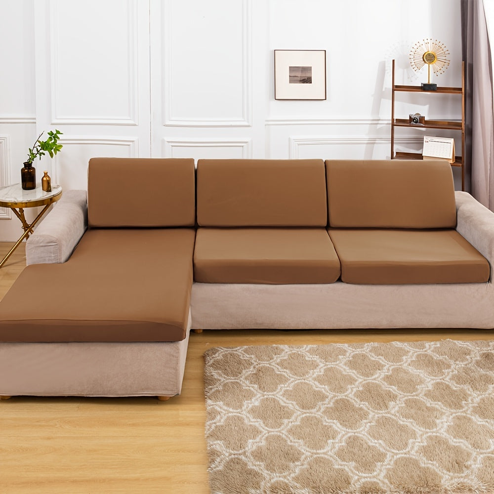 Klassik cho'ziladigan divan qoplamasi, armchair'dan bo'lak divanlargacha mos keladigan elastik lenta slipcover, mashinada yuviladigan polyester va spandeks aralashmasi, bitta o'rindiqdan to'rt o'rindiqli divanlargacha mos keladi.