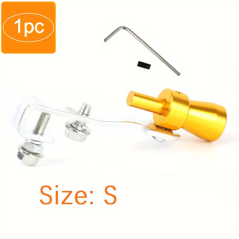 Universal Car Motorcycle Exhaust Noise Enhancer With Colorful Turbo Sound Whistles