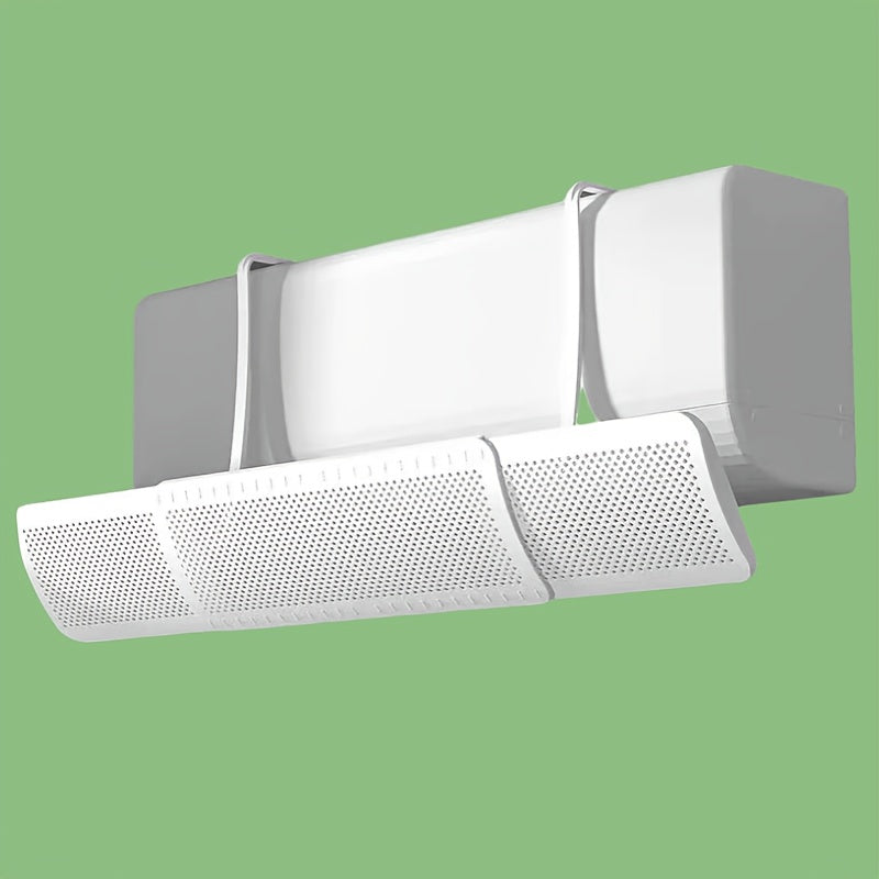 Adjustable Plastic Air Conditioner Vent Deflector for Directional Cooling Home Office Shop