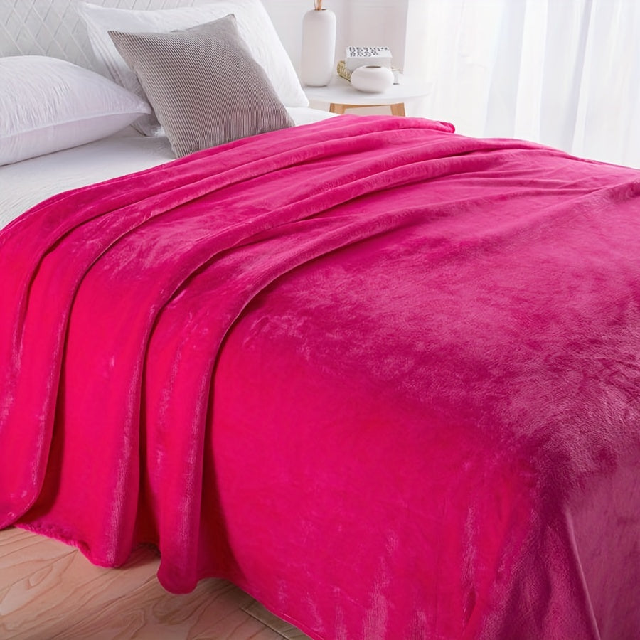 Manta de felpa ligera y acogedora para sofá, cama, cálida y suave, 50x60 pulgadas