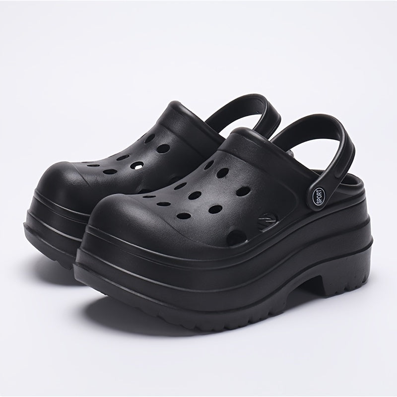 Women's Summer Garden Clogs EVA Sandals Non-Slip Breathable Beige White Black