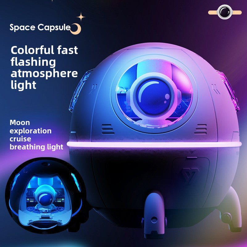 Portable Mini USB Humidifier for Small Spaces with Aromatherapy and Night Light