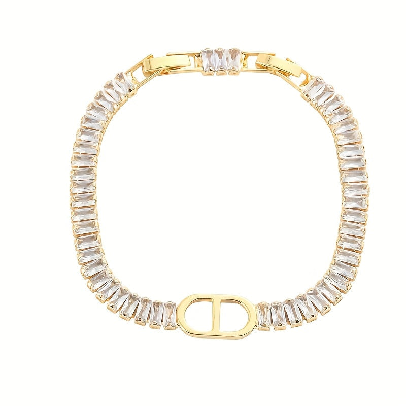 Zamonaviy Koreys uslubidagi bilaguzuk, yoqimli cho'chqa burunli qopqoq bilan, sintetik rhinestone va misdan tayyorlangan, partiyalar uchun mukammal, ideal Sevishganlar kuni sovg'asi, har qanday holat uchun mos zargarlik.