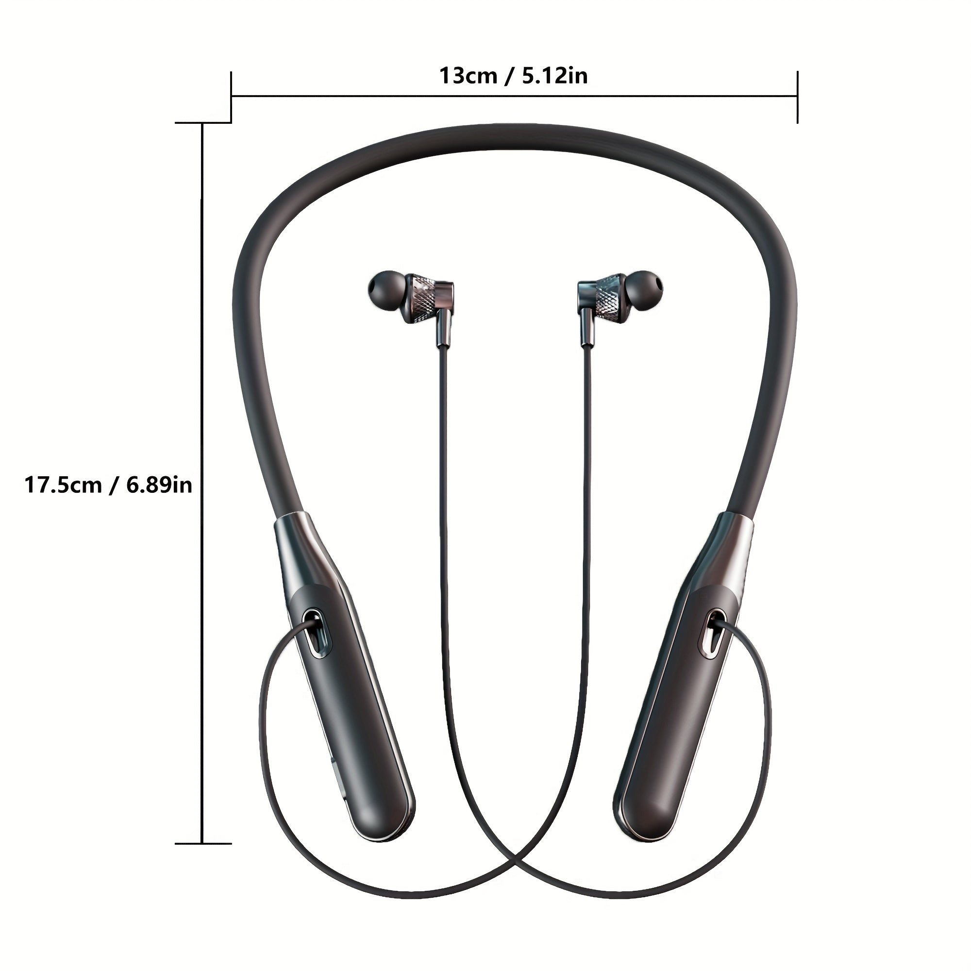 Auriculares inalámbricos para correr con cable libre de enredos y batería de 12 horas
