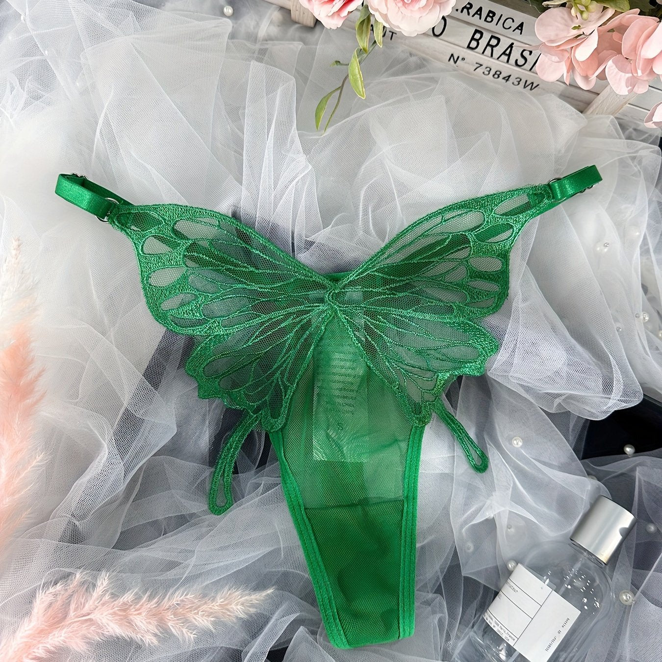 Sheer Butterfly Lingerie for Women, Seductive, Lightweight, Comfortable