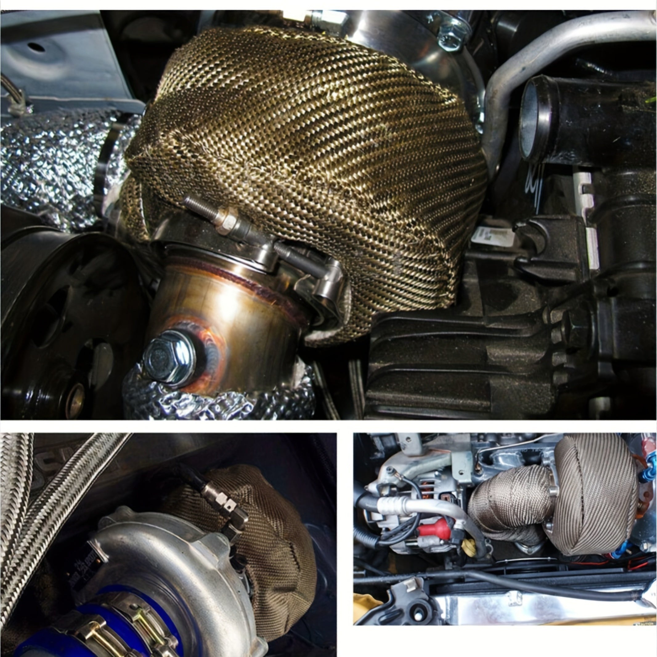 High-Performance Titanium Turbo Blanket Heat Shield for American Cars