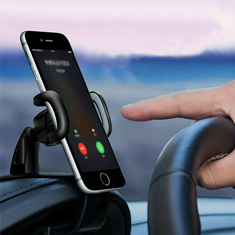 Soporte universal para coche con ABS, soporte de tablero antideslizante y rotación de 360°