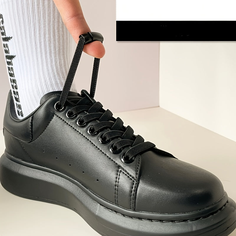 Unisex Mesh Elastic No-Tie Shoelaces 8mm with Magnetic Buckle