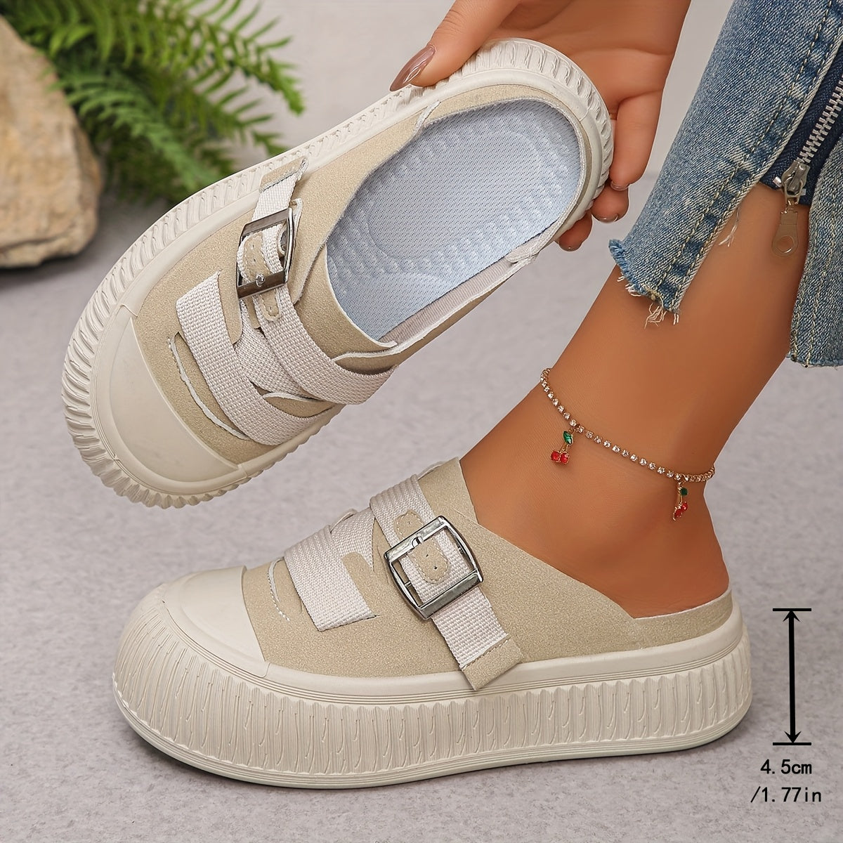 Женские балетки с толстой подошвой для весны и лета