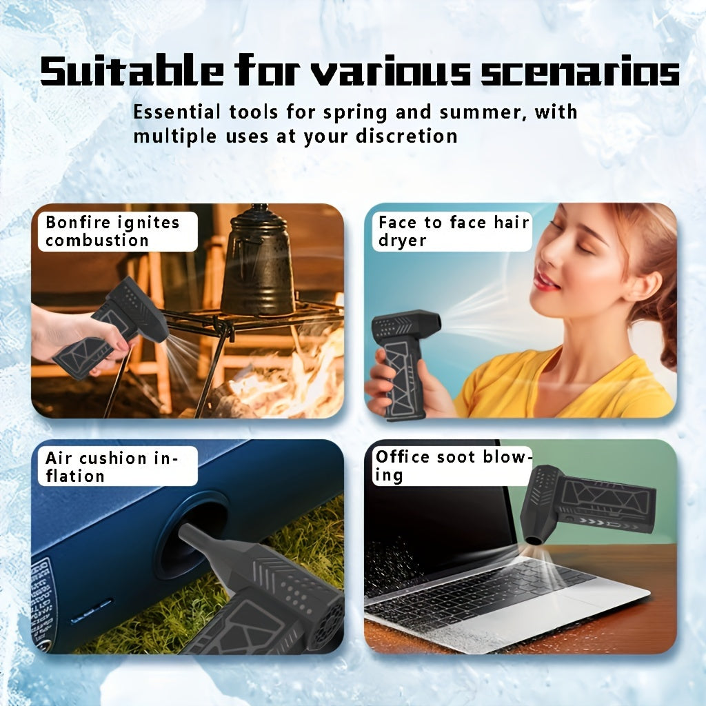 Portable Handheld Dust Blower, High-Speed 140000RPM, Rechargeable Battery