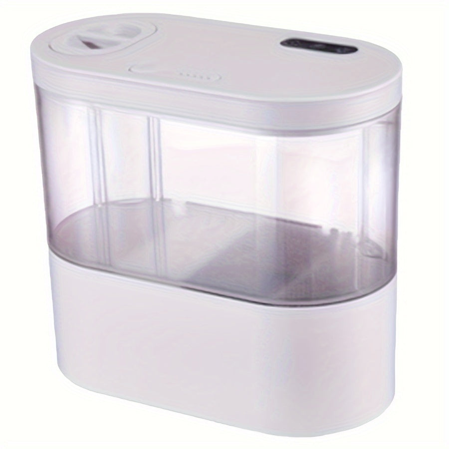 Oval LED Fish Tank with Smart Clean Technology and USB Rechargeable