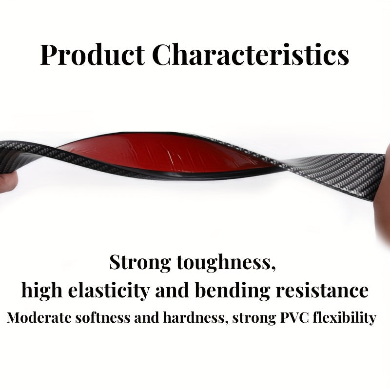 Universal Carbon Fiber Wide Body Wheel Arch Fender Extensions Anti-scratch