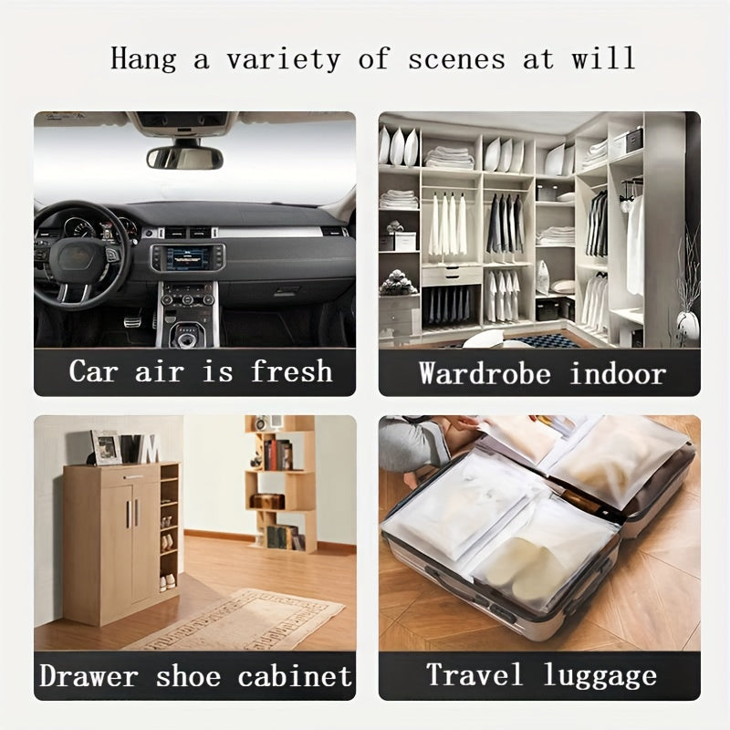 Unisex Paper Scented Car Air Freshener Hanging Decor