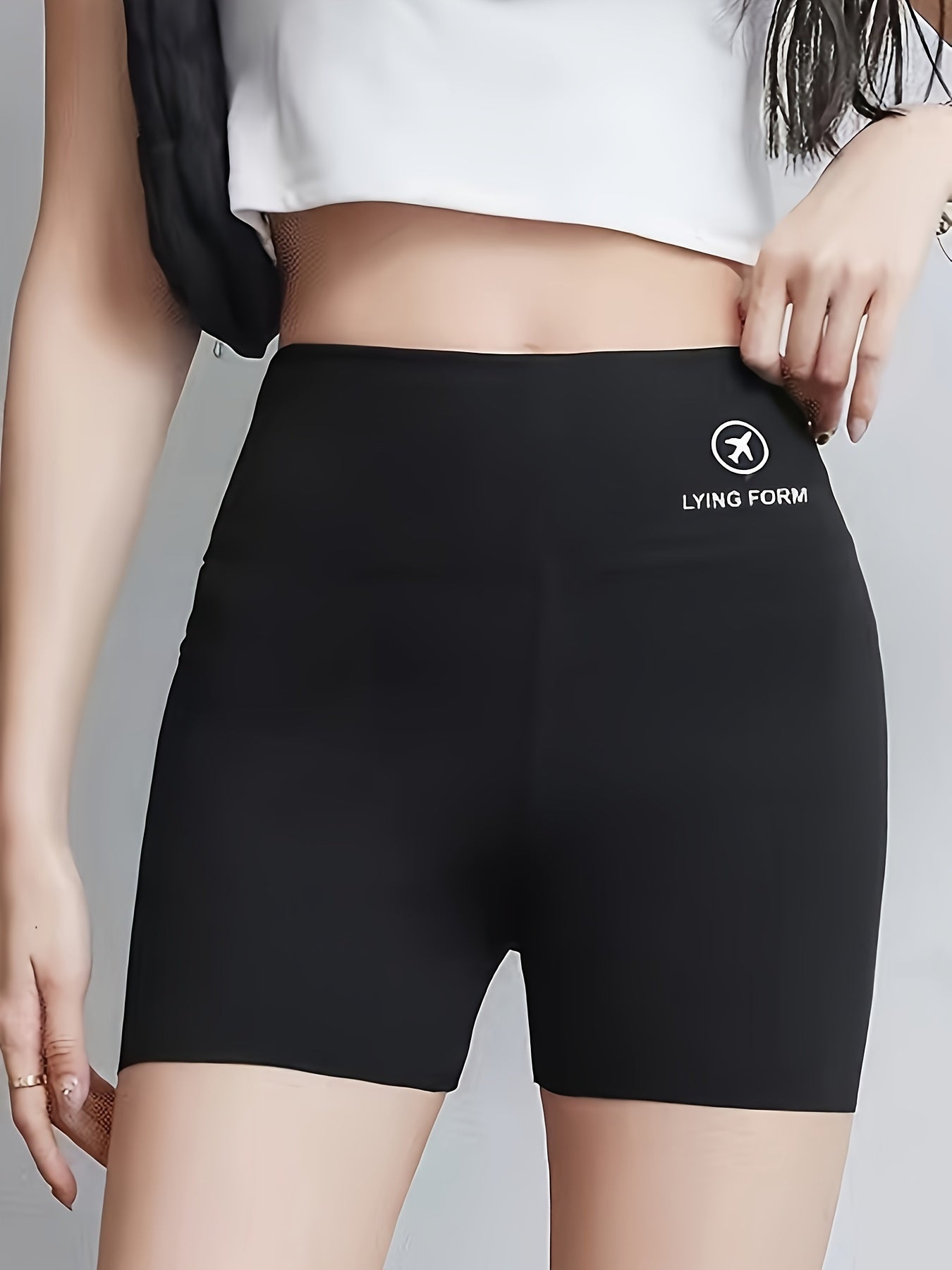 Women's High-Waist Seamless Sleep Shorts Breathable Summer Casual Short Length