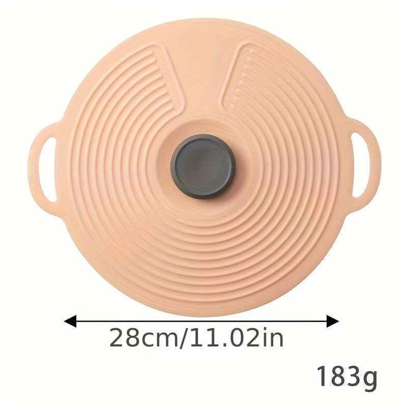 Silicone Lids Set Non-Stick Oven-Safe Dishwasher-Friendly Kitchen Covers in Green Pink Blue