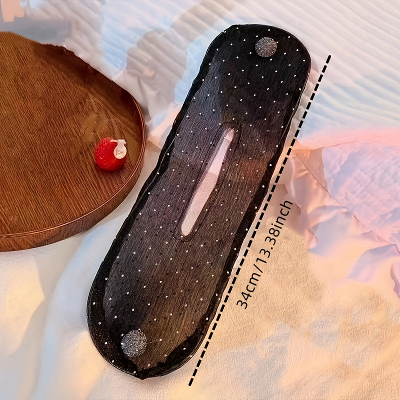 Black Bow Hair Clip with Sparkling Embellishments for Women Valentine’s Day Party Accessory