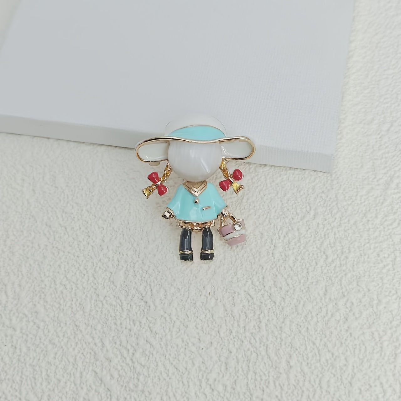 Set of 1/2/3 Elegant Enamel Alloy Brooch Pins for Sweaters Shirts and Suits