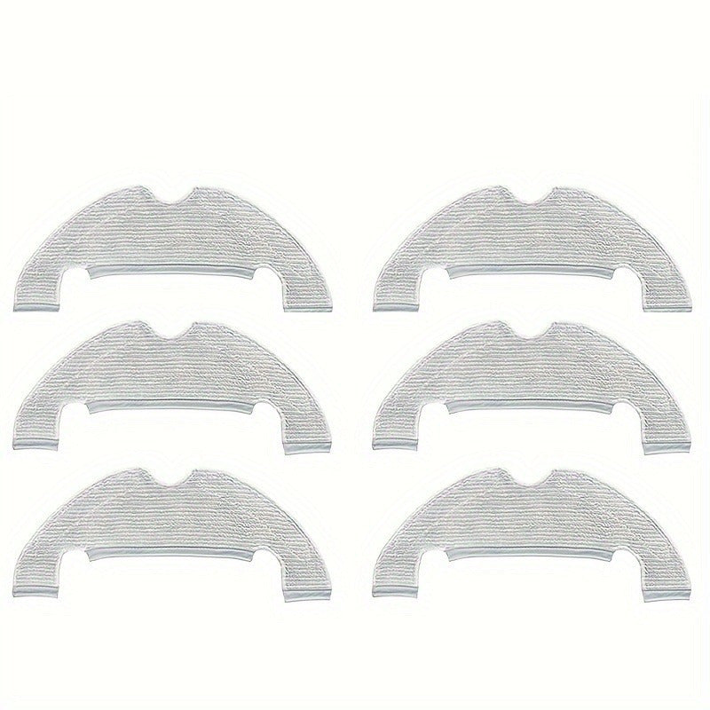 Replacement Mop Pads and Floor Attachment for Robot Vacuum Cleaner, 6 Pack