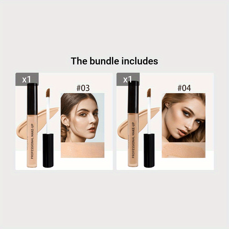 Women Matte Concealer 6-Color Waterproof Long-Lasting Cover Blemishes