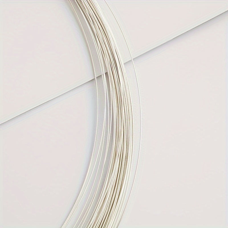 925 Silver Jewelry Wire 1m 0.3mm for DIY Bracelets and Necklaces