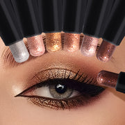 Women Waterproof Metallic and Matte Eyeshadow Pencil Set with 6 Colors