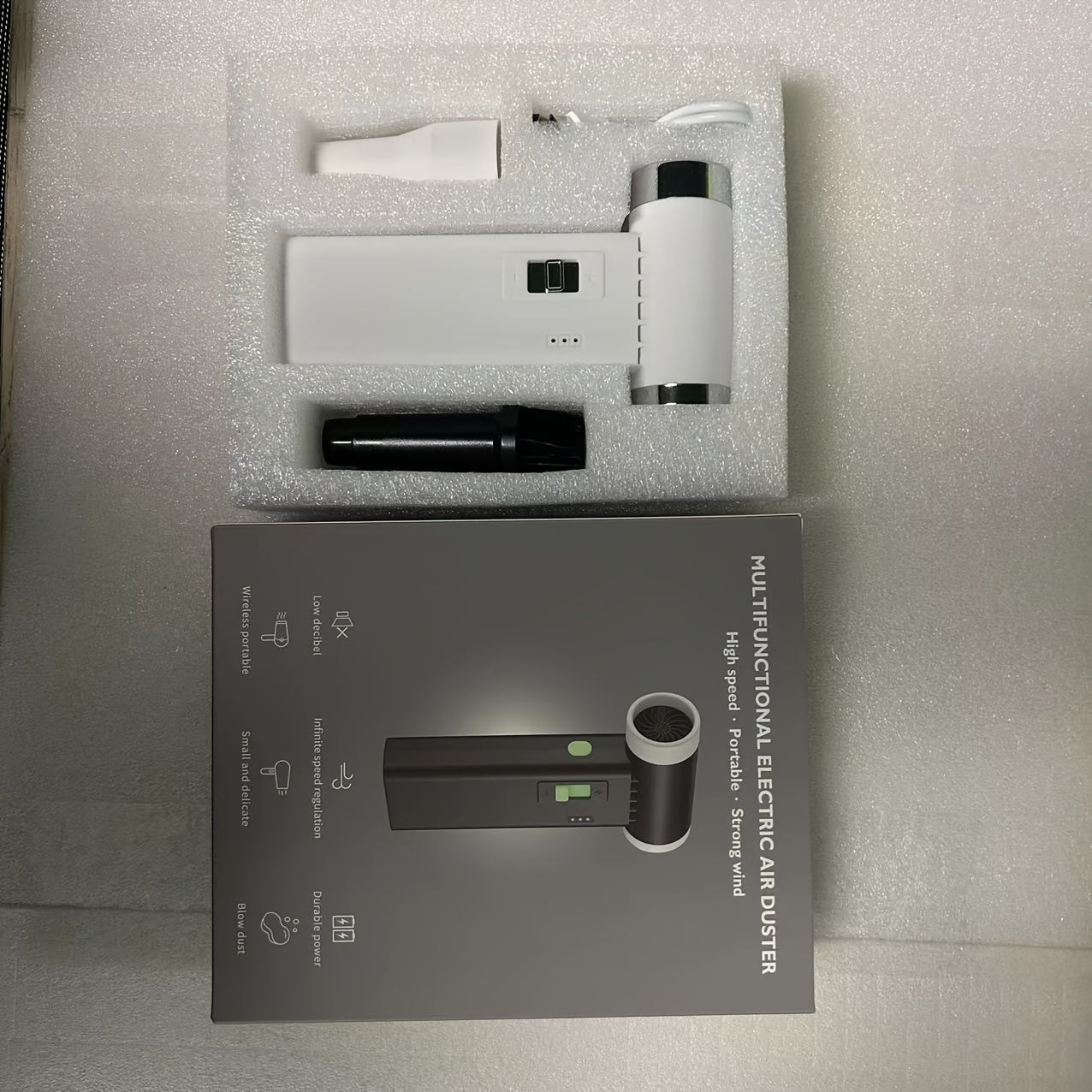 Компактный ручной вентилятор с бесщеточным мотором, перезаряжаемой литиевой батареей, для использования внутри и снаружи, охлаждение