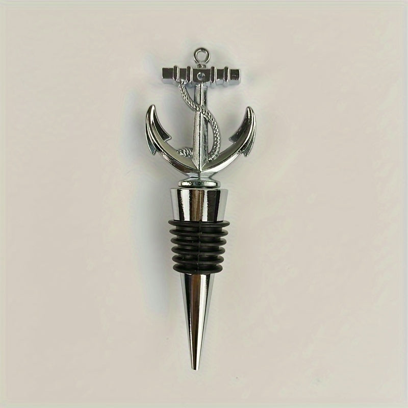 Red Wine Stopper with Unique Anchor Design