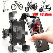 Bike Phone Mount Durable ABS Secure Grip for Electric Scooters Mountain Bikes