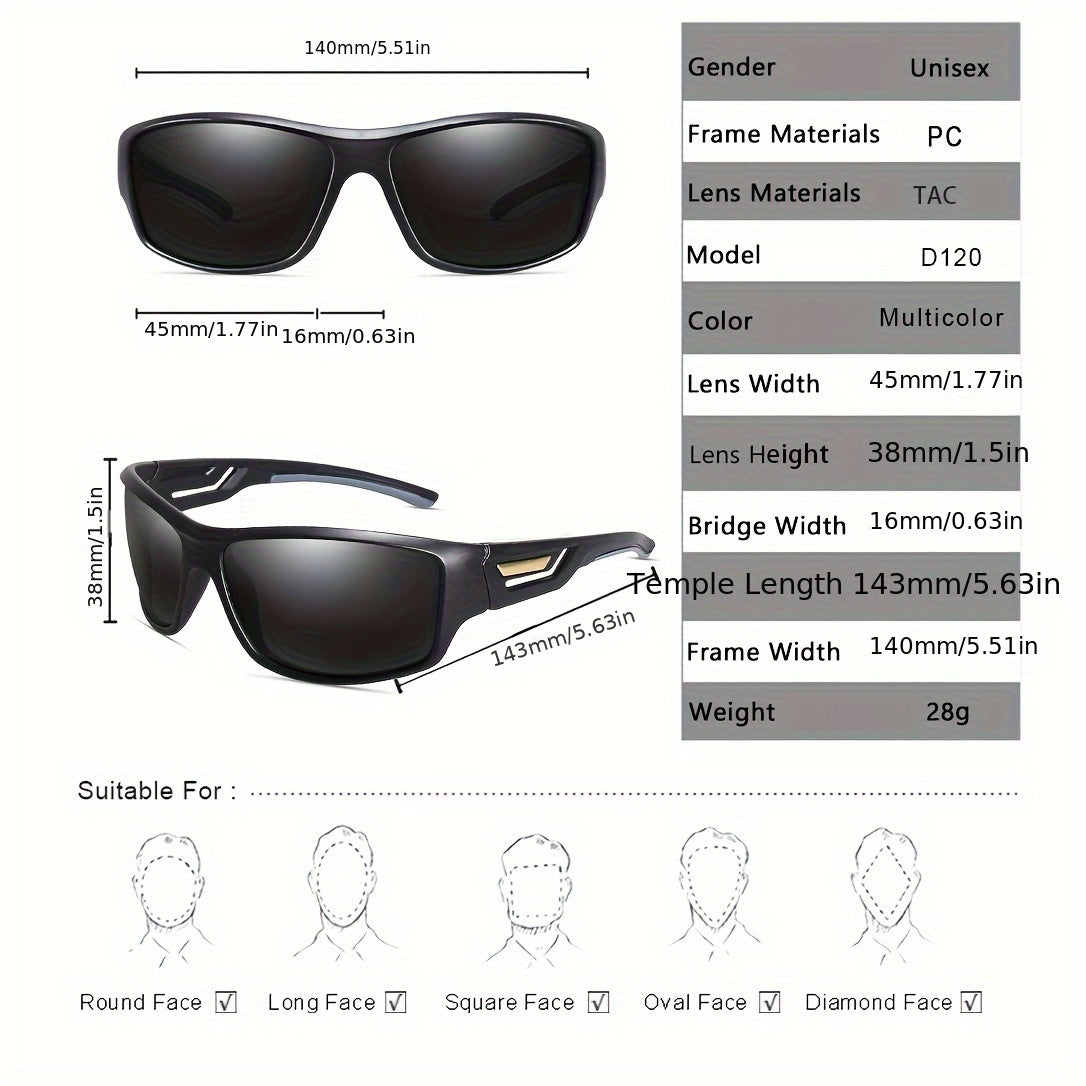 Camouflage Tactical Protective Glasses Set of Three Polarized Thickened Frames for Outdoor Sports