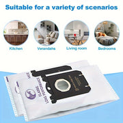 Wood Material Floor Attachment 10pcs Vacuum Bags Dustproof Multi-Layer Durable