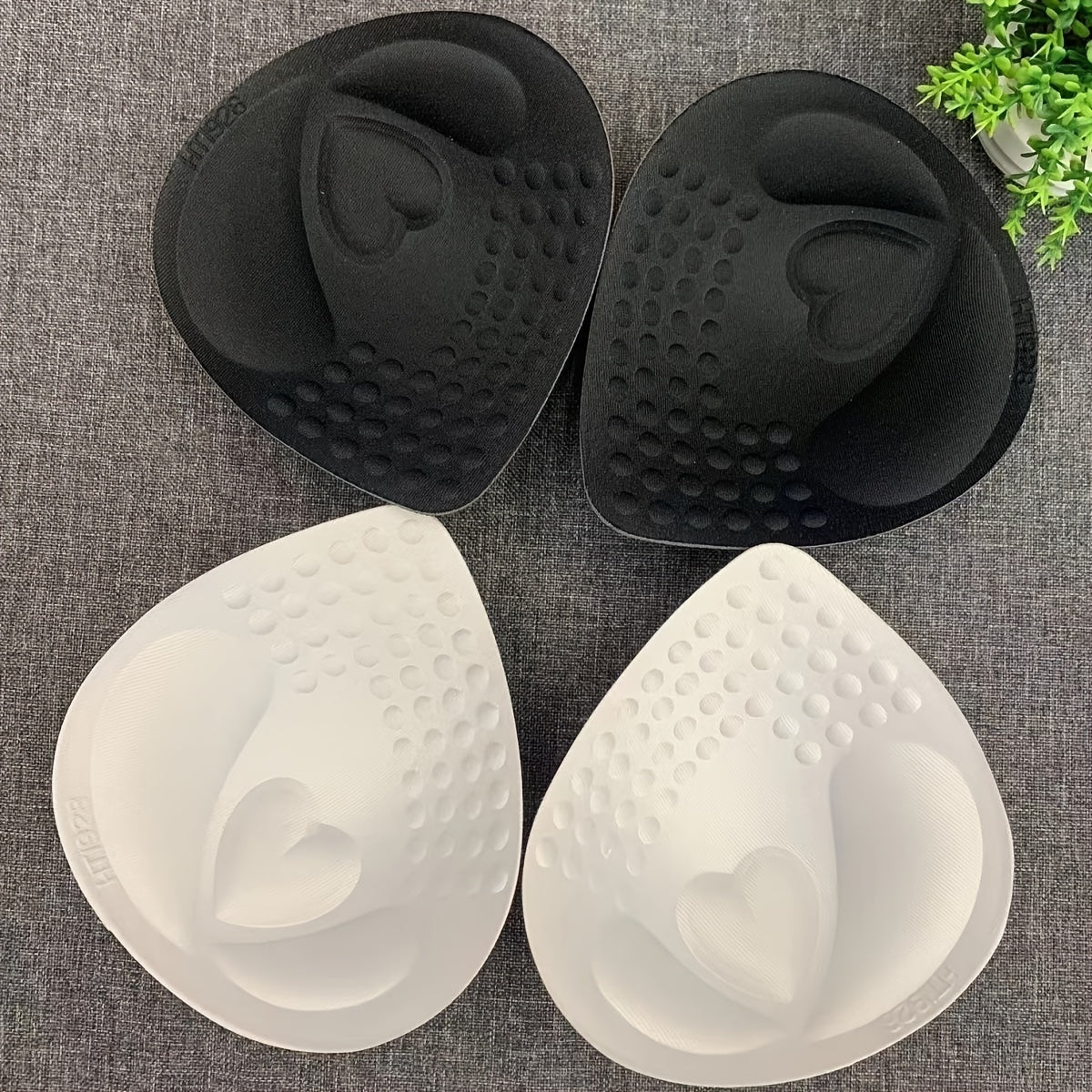 Women Polyester Solid Color Bra Insert Pad Hand Washable Chest Enhancement Anti-Sagging Universal Fit