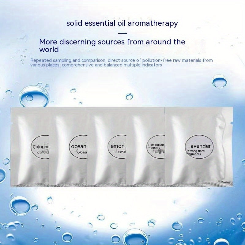 5pcs Car Aromatherapy Refill Pads Odor Removal Scented Discs for Vehicle Interior