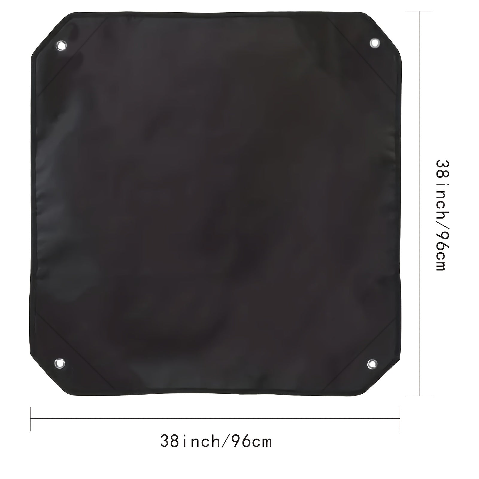 Heavy Duty Waterproof Air Conditioner Cover for Outdoor Central Units with Bungee Cords