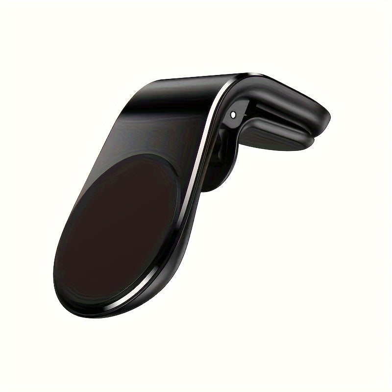 Magnetic Car Mount Aluminum Alloy L-Shape Vent Holder for Smartphone