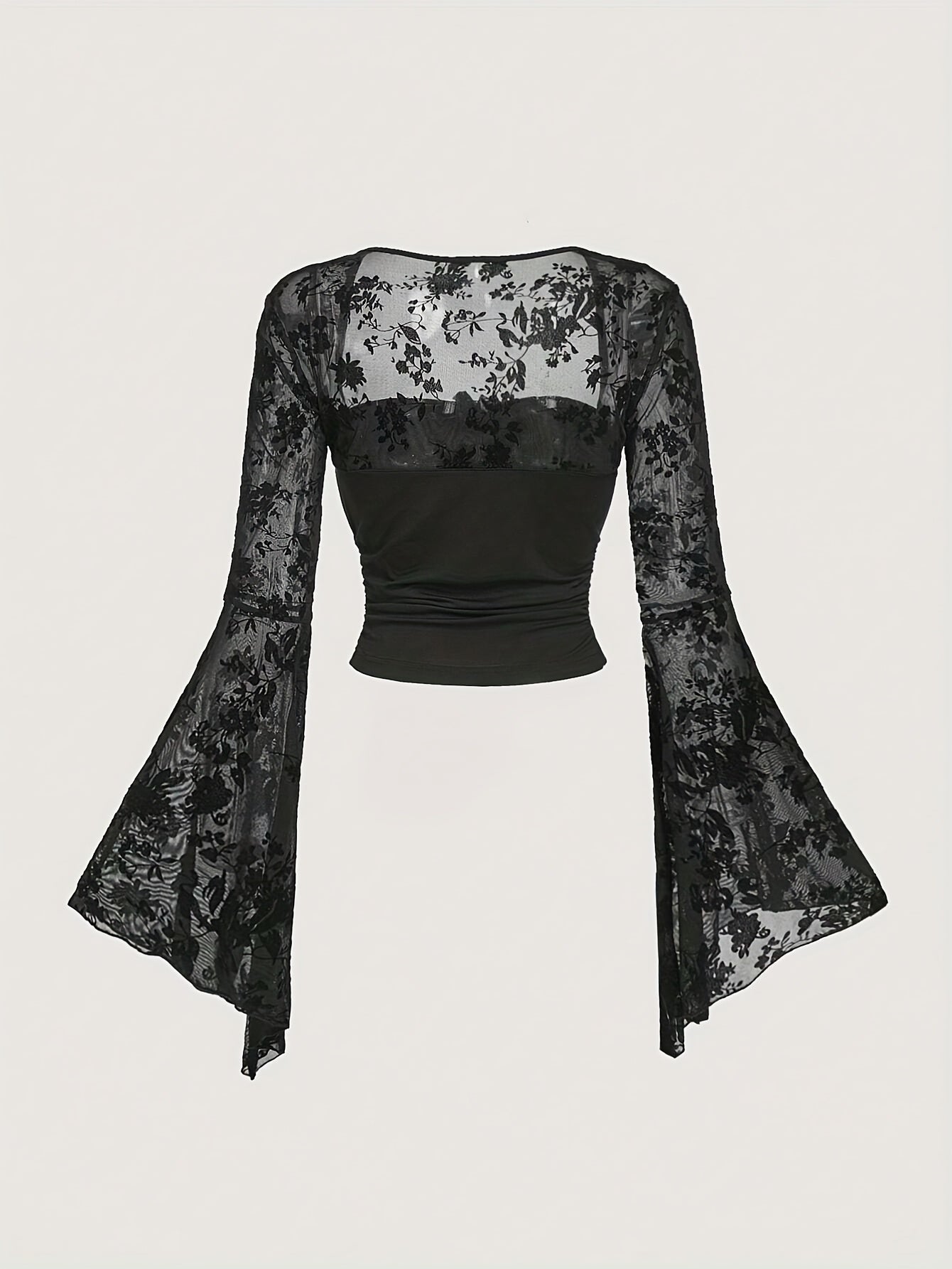 Qora tilla chiroyli uzunlikdagi crop top, bog'lamali va to'qilgan mato bilan, barcha mavsumlar uchun