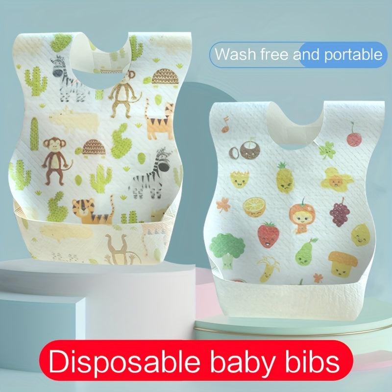 Washable Waterproof Baby Bibs for Feeding on the Go