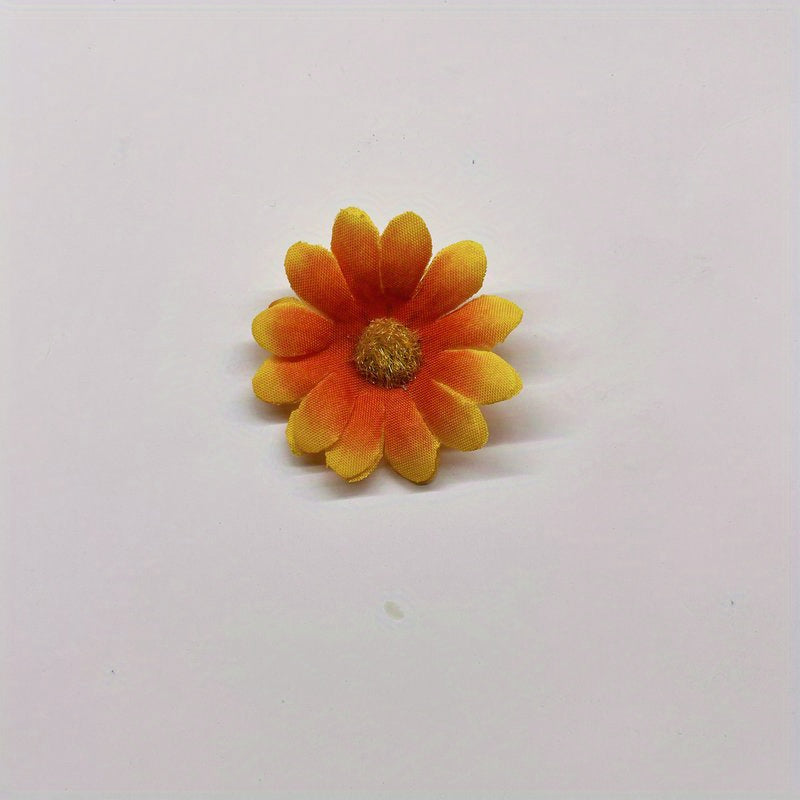 Artificial Daisy Flowers 100/200 Pieces 4cm Sunflower Heads for Decor