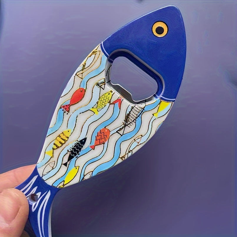 Festive Acrylic Fish Bottle Openers for Christmas Halloween Oktoberfest Kitchen Bar Accessories