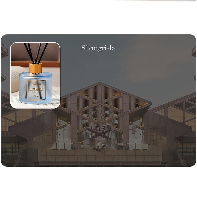 50ml Natural Plant Extract Flameless Reed Diffuser Long-Lasting Fragrance for Home Office