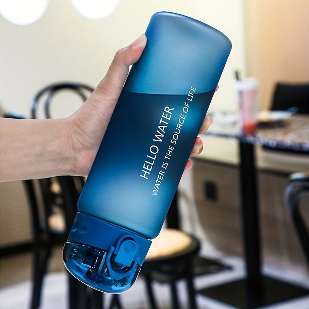 Water Bottle 780ml Leakproof Clear for Gym Travel