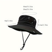 Men's Sunshade Big Brim Hat for Sun Protection, Cycling, Mountaineering, Fishing Outdoor Bucket Hat