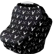 Multi-Use Car Seat Cover for Nursing, Breastfeeding, Pram, High Chair, and Car Seat